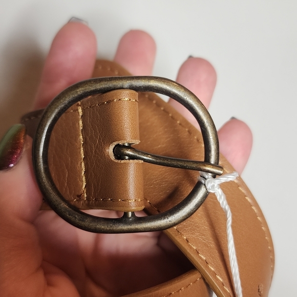 NWT Persaman New York Brown Belt Made In Italy‎ Large XL main image 13